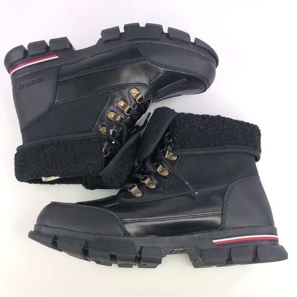 Tommy Hilfiger Men's Idan Black Multi Lace Up Boot 12M - Picture 3 of 7